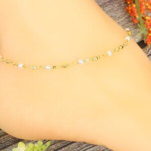 "Elegant Handmade Anklet – Delicate Jewelry for Women, MAR092153